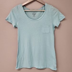 Old Navy Basic Pocket T-Shirt - Baby Blue